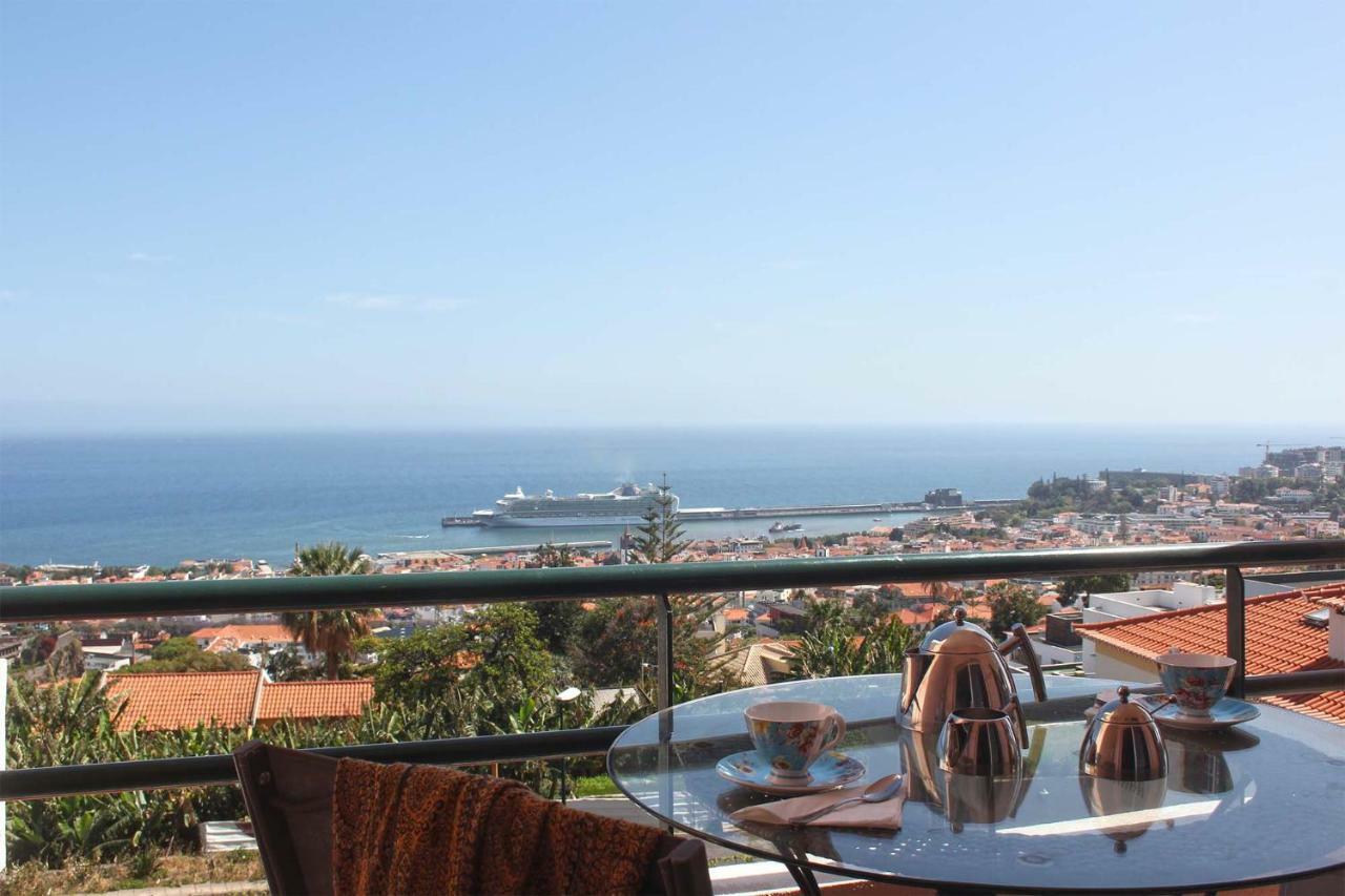 Stylish Apartment With Balcony And Amazing Views Over Funchal And The Sea Eksteriør billede
